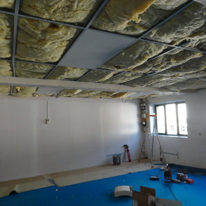 travaux dans la salle 2013
