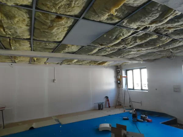travaux dans la salle 2013